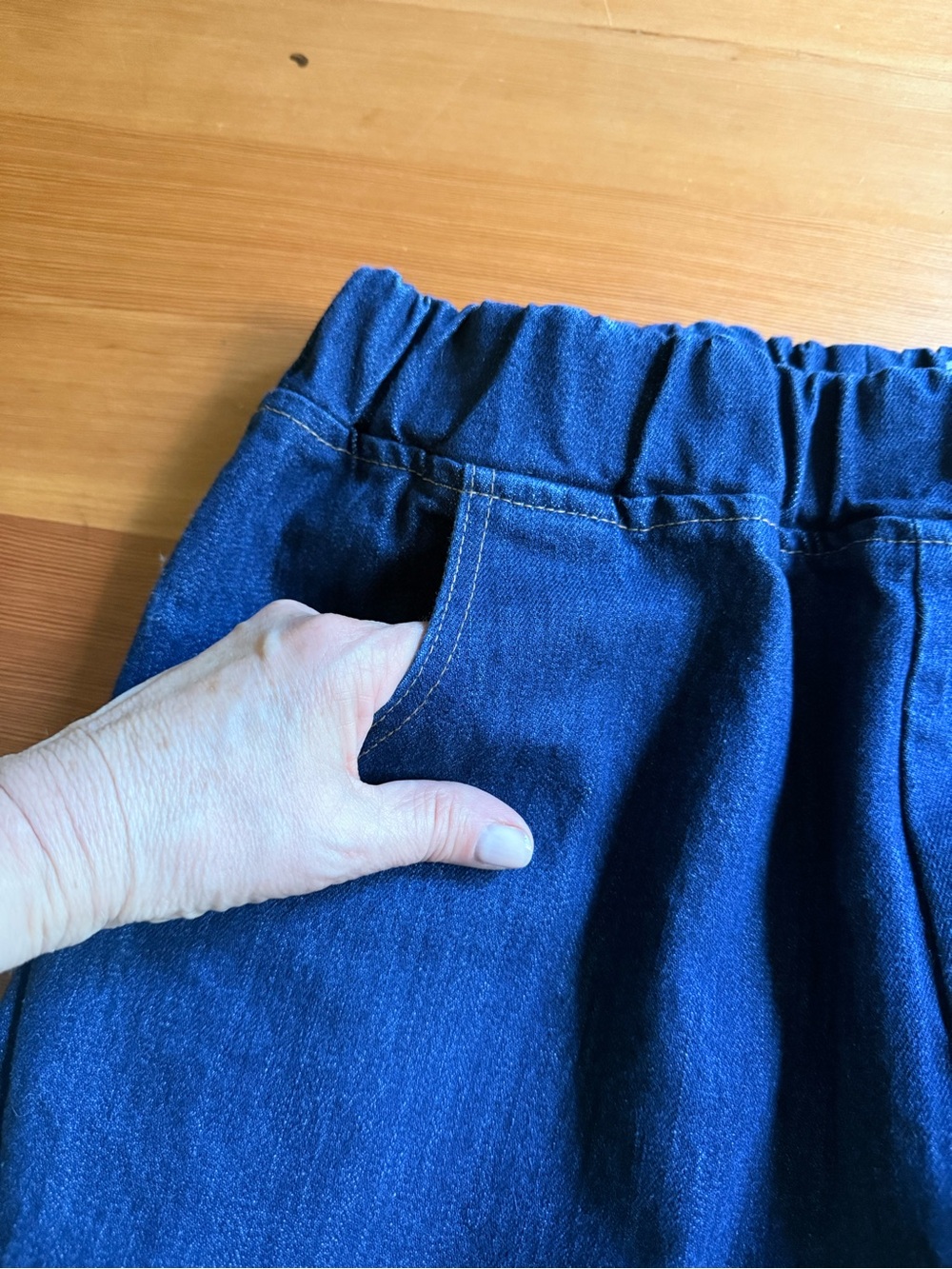 Le Bon Shoppe Dark Denim Arc Pant - Picture 4 of 6